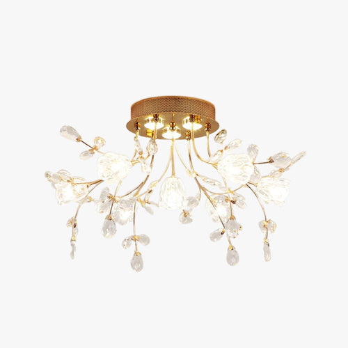 Lili Flush Mount Ceiling Light with Glass Shades