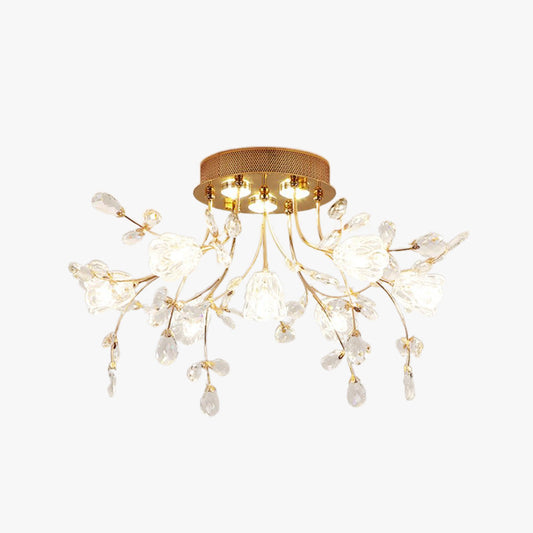 Lili Flush Mount Ceiling Light with Glass Shades